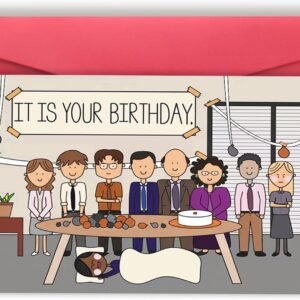 Asmallgf Happy The Office Birthday Card, Bday Gifts, Birthday for Women Men, Him Her, Best Birthday Gift Idea